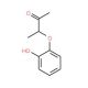 3-(2-Hydroxyphenoxy)-2-butanone (CAS 91061-42-6) - chemical structure image