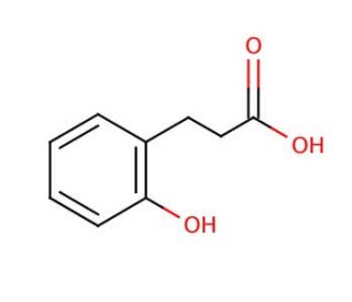 3-(2-Hydroxyphenyl)propionic acid (CAS 495-78-3) - chemical structure image