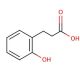 3-(2-Hydroxyphenyl)propionic acid (CAS 495-78-3) - chemical structure image