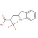 3-(2-Indolinyl)-2-(trifluoromethyl)propionic acid (CAS 690632-19-0) - chemical structure image