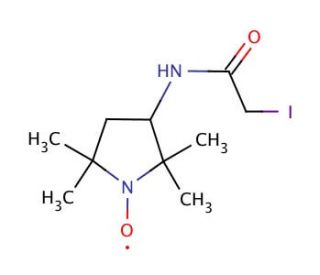 3-(2-Iodoacetamido)-PROXYL (CAS 27048-01-7) - chemical structure image