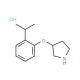 3-(2-Isopropylphenoxy)pyrrolidine hydrochloride - chemical structure image