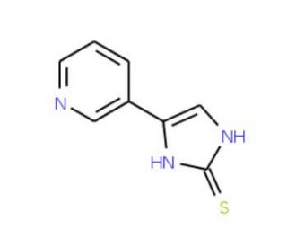 3-(2-Mercapto-1H-imidazol-4-yl)pyridine - chemical structure image