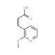 3-(2-Methoxy-3-pyridyl)acrylic acid (CAS 131674-41-4) - chemical structure image