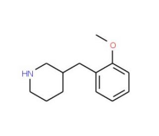 3-(2-Methoxy-benzyl)-piperidine (CAS 420137-10-6) - chemical structure image