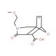 3-(2-Methoxy-ethyl)-4-oxo-10-oxa-3-aza-tricyclo[5.2.1.0*1,5*]dec-8-ene-6-carboxylic acid - chemical structure image