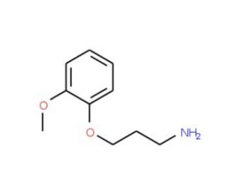 3-(2-Methoxy-phenoxy)-propylamine (CAS 3245-88-3) - chemical structure image