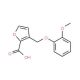 3-(2-Methoxy-phenoxymethyl)-furan-2-carboxylic acid - chemical structure image