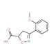 3-(2-Methoxy-phenyl)-4,5-dihydro-isoxazole-5-carboxylic acid (CAS 508182-19-2) - chemical structure image