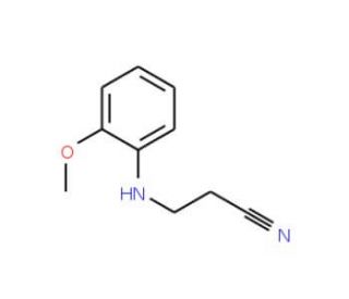 3-(2-Methoxy-phenylamino)-propionitrile (CAS 27472-15-7) - chemical structure image