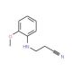 3-(2-Methoxy-phenylamino)-propionitrile (CAS 27472-15-7) - chemical structure image