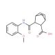 3-(2-Methoxy-phenylcarbamoyl)-bicyclo[2.2.1]hept-5-ene-2-carboxylic acid (CAS 61894-11-9) - chemical structure image
