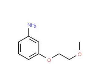 3-(2-methoxyethoxy)aniline (CAS 110178-35-3) - chemical structure image