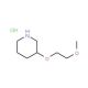 3-(2-Methoxyethoxy)piperidine hydrochloride - chemical structure image