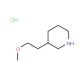 3-(2-Methoxyethyl)piperidine hydrochloride - chemical structure image