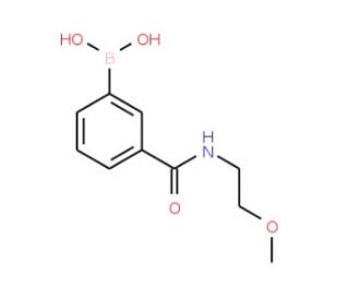 3-(2-Methoxyethylaminocarbonyl)benzeneboronic acid (CAS 850567-33-8) - chemical structure image