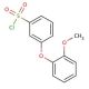 3-(2-Methoxyphenoxy)benzenesulphonyl chloride - chemical structure image
