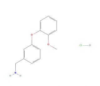 3-(2-Methoxyphenoxy)Benzylamine Hydrochloride (CAS 1171099-72-1) - chemical structure image