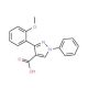 3-(2-methoxyphenyl)-1-phenyl-1H-pyrazole-4-carboxylic acid - chemical structure image