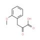 3-(2-methoxyphenyl)-2-oxopropanoic acid - chemical structure image