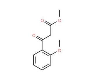 3-(2-Methoxyphenyl)-3-oxo-propionic acid methyl ester (CAS 54177-02-5) - chemical structure image