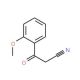 3-(2-methoxyphenyl)-3-oxopropanenitrile (CAS 35276-83-6) - chemical structure image