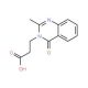 3-(2-methyl-4-oxoquinazolin-3(4H)-yl)propanoic acid - chemical structure image