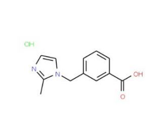 3-(2-Methyl-imidazol-1-ylmethyl)-benzoic acid hydrochloride - chemical structure image
