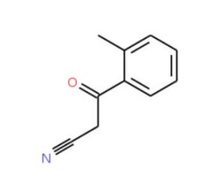 3-(2-methylphenyl)-3-oxopropanenitrile (CAS 35276-81-4) - chemical structure image