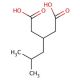 3-(2-Methylpropyl)pentanedioic Acid - chemical structure image