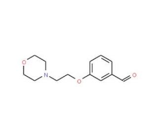 3-(2-Morpholin-4-ylethoxy)benzaldehyde (CAS 81068-26-0) - chemical structure image