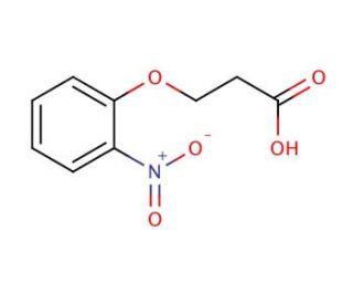 3-(2-nitrophenoxy)propanoic acid (CAS 6336-59-0) - chemical structure image