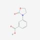 3-(2-oxo-1,3-oxazolidin-3-yl)benzoic acid (CAS 537657-97-9) - chemical structure image