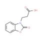 3-(2-Oxo-2,3-dihydro-1,3-benzoxazol-3-yl)propanoic acid (CAS 13610-59-8) - chemical structure image