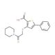 3-[2-oxo-2-(piperidin-1-yl)ethoxy]-5-phenylthiophene-2-carboxylic acid - chemical structure image