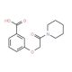 3-(2-Oxo-2-piperidin-1-yl-ethoxy)-benzoic acid (CAS 872196-57-1) - chemical structure image