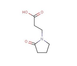 3-(2-oxopyrrolidin-1-yl)propanoic acid (CAS 77191-38-9) - chemical structure image