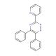 3-(2-Pyridyl)-5,6-diphenyl-1,2,4-triazine (CAS 1046-56-6) - chemical structure image