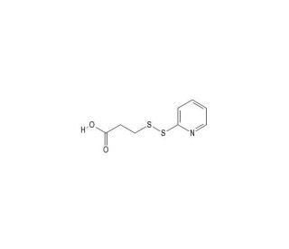 3-(2-Pyridyldithio)propanoic Acid (CAS 68617-64-1) - chemical structure image