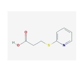 3-(2-Pyridylthio)propanoic Acid - chemical structure image