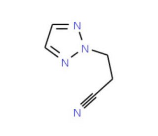 3-(2H-1,2,3-triazol-2-yl)propanenitrile (CAS 4320-93-8) - chemical structure image