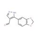 3-(2H-1,3-benzodioxol-5-yl)-1H-pyrazole-4-carbaldehyde - chemical structure image