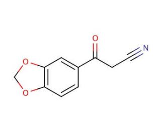 3-(2H-1,3-benzodioxol-5-yl)-3-oxopropanenitrile (CAS 96220-14-3) - chemical structure image