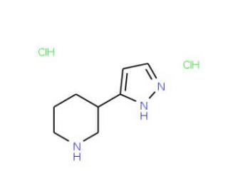 3-(2H-Pyrazol-3-yl)-piperidine dihydrochloride - chemical structure image