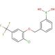 3-((2′-Chloro-5′-(trifluoromethyl)phenoxy)methyl)phenylboronic acid (CAS 871126-25-9) - chemical structure image