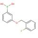 3-(2′-Fluorobenzyloxy)phenylboronic acid (CAS 849062-13-1) - chemical structure image