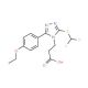 3-[3-[(difluoromethyl)thio]-5-(4-ethoxyphenyl)-4H-1,2,4-triazol-4-yl]propanoic acid - chemical structure image