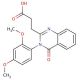 3-[3-(2,4-Dimethoxy-phenyl)-4-oxo-3,4-dihydro-quinazolin-2-yl]-propionic acid - chemical structure image