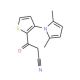 3-[3-(2,5-Dimethyl-1H-pyrrol-1-yl)-2-thienyl]-3-oxopropanenitrile - chemical structure image