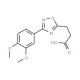3-[3-(3,4-dimethoxyphenyl)-1,2,4-oxadiazol-5-yl]propanoic acid - chemical structure image